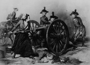 Molly Pitcher at the Battle of Monmouth, by J.C. Armytage in 1859