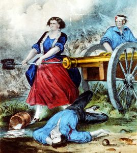 Molly Pitcher by Currier & Ives