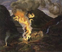 St. John's Fire by Nikolai Astrup